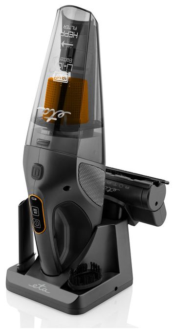 Handstaubsauger Beutellos bis 30 min Laufzeit 18 V HEPA  Rotary (Schwarz) 