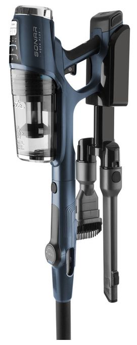Handstaubsauger Beutellos bis 40 min Laufzeit 25,2 V HEPA  Sonar Aqua Plus (Blau) 
