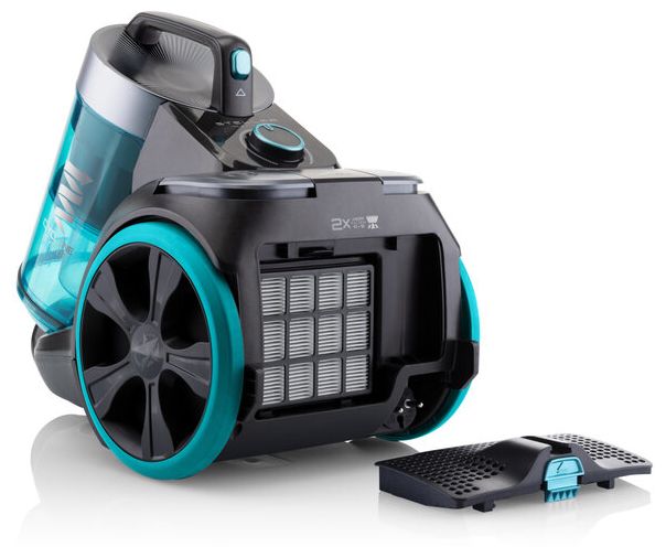Bodenstaubsauger Beutellos 700 W HEPA  Stellar (Schwarz, Blau) 