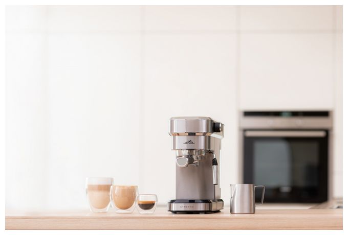 Siebträger Kaffeemaschine 15 bar 1350 W  Stretto (Edelstahl) 