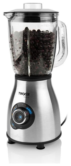 1,75 l Standmixer 1000 W  Twixer (Schwarz, Edelstahl) 
