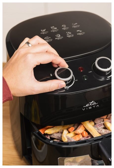 Heißluftfritteuse 4,3 l 1300 W  Vista (Schwarz) 