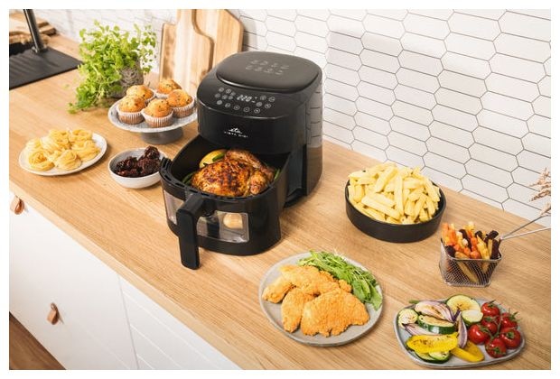 Heißluftfritteuse 4,3 l 1300 W  Vista Digi (Schwarz) 