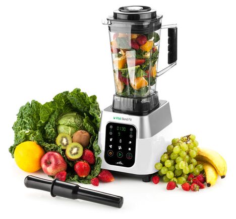 2 l Standmixer 9 Geschwindigkeiten 1800 W  Vital Blend Fit (Grau, Weiß) 