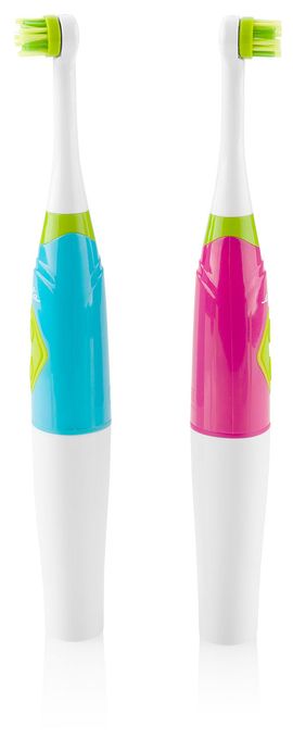 Rotierende-vibrierende Zahnbürste für Kinder 4500 Bewegungen pro Minute  Zubnicka  Kids (Blau, Grün, Weiß) 