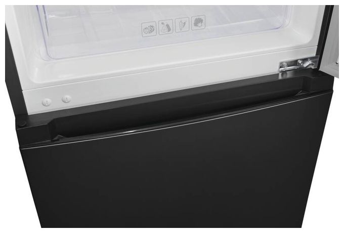 189 l / 71 l Kühl-Gefrierkombi freistehend 210 kWh Jahr  KGC265-70-WS-040E (Schwarz, Edelstahl) 
