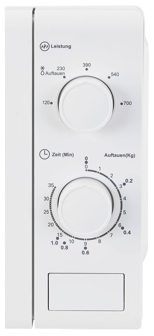 Freistehende Mikrowelle 700 W Größe: klein 5 Stufen  MW900-030 (Weiß) 