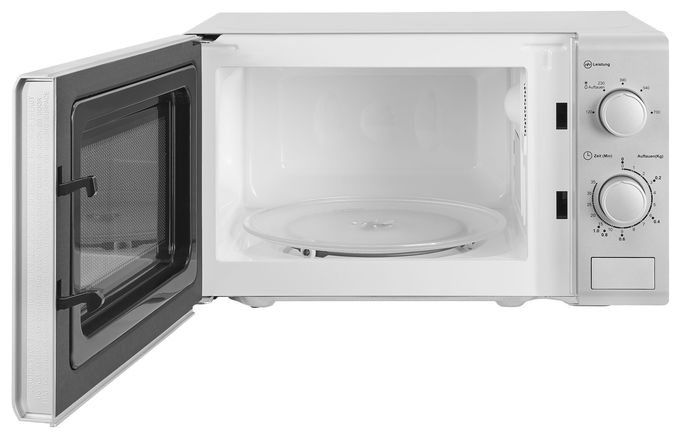 Freistehende Mikrowelle 700 W Größe: klein 5 Stufen  MW900-030 (Silber) 