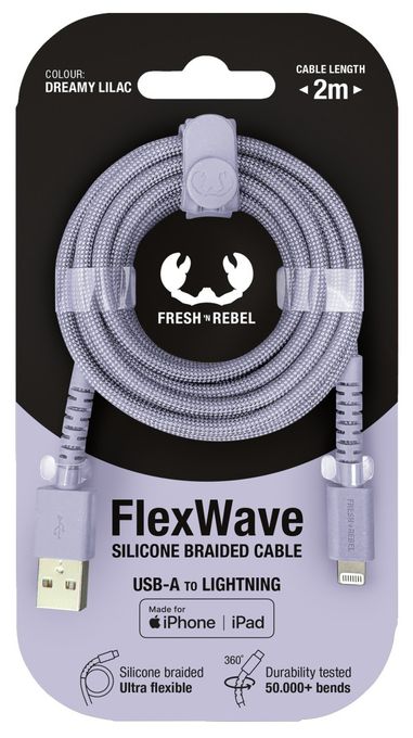 Stecker Rundkabel Lightning auf USB A 2 m  2ULC201DL2 (Violett) 