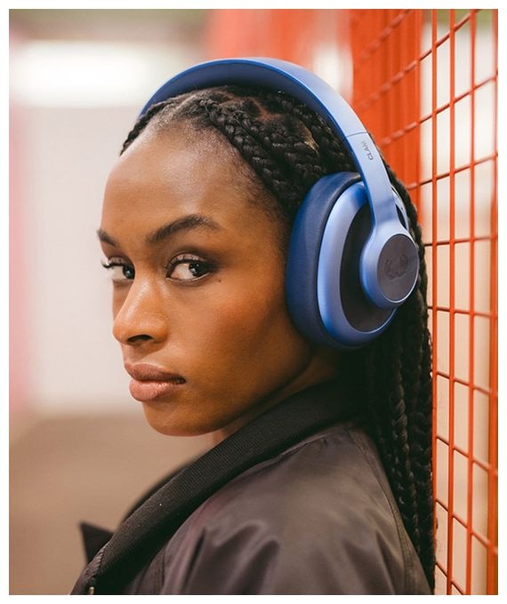 Over Ear Bluetooth Kopfhörer kabellos USB Typ-C  Clam Ace (Blau) 