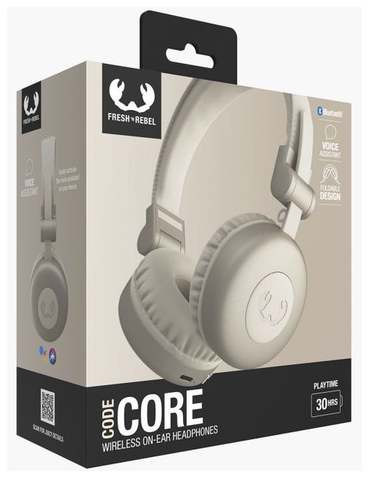 Ohraufliegender Bluetooth Kopfhörer kabellos 30 h Laufzeit USB Typ-C  Code Core (Sand) 