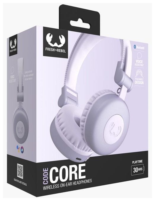 Ohraufliegender Bluetooth Kopfhörer kabellos 30 h Laufzeit USB Typ-C  Code Core (Lila) 