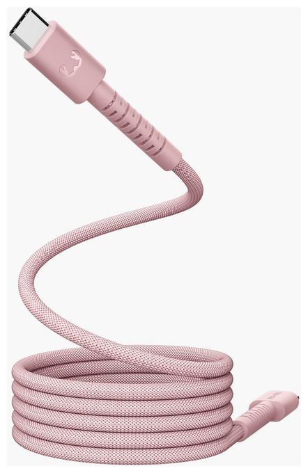Stecker Rundkabel USB C auf USB C bis 100 W 2 m  FlexWave (Pink) 