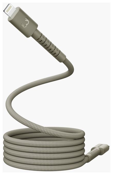 Stecker Rundkabel Lightning auf USB C 2 m  FlexWave (Grün) 