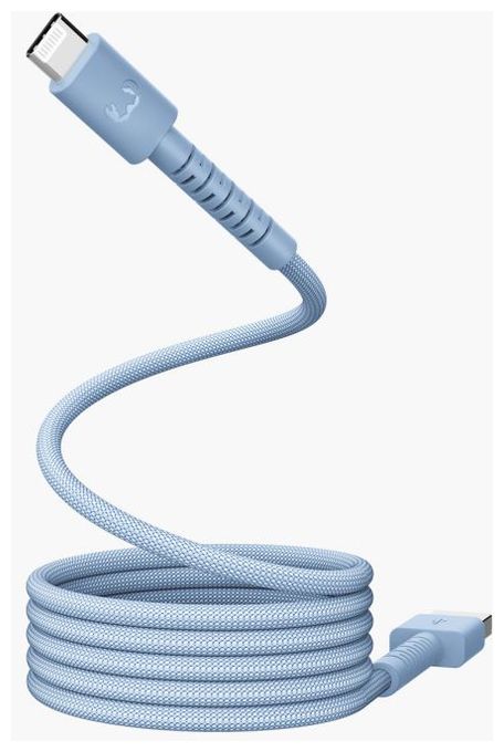 Stecker Rundkabel USB A auf USB C bis 18 W 2 m  FlexWave (Blau) 