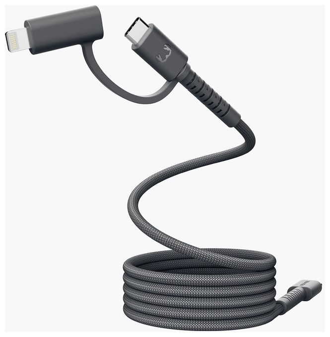 Stecker Lightning auf USB C 2 m  FlexWave (Schwarz) 