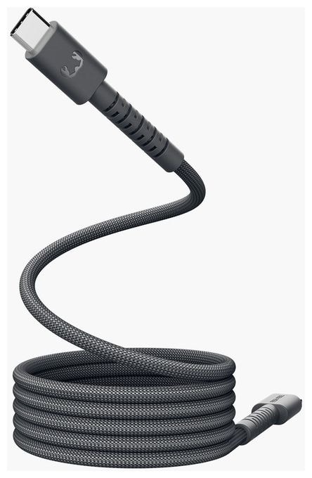 Stecker Rundkabel USB C auf USB C bis 60 W 3 m  FlexWave (Schwarz) 
