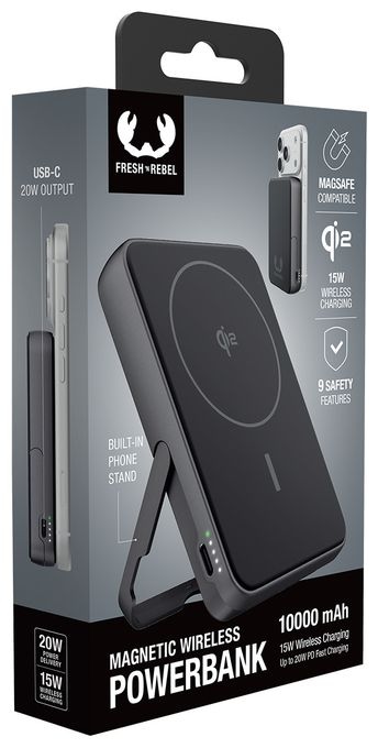 10000 mAh Powerbank USB Typ-C Kabelloses Laden  Magnetic Wireless (Storm Grey) 