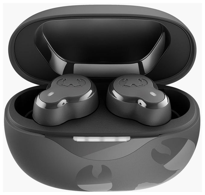 In-Ear Bluetooth Kopfhörer kabellos 7 h Laufzeit USB Typ-C  Twins Breez (Grau) 