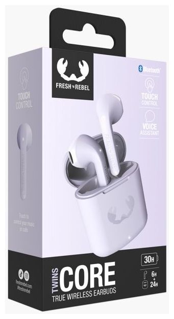 In-Ear Bluetooth Kopfhörer Kabellos TWS 6 h Laufzeit  Twins Core (Lila) 