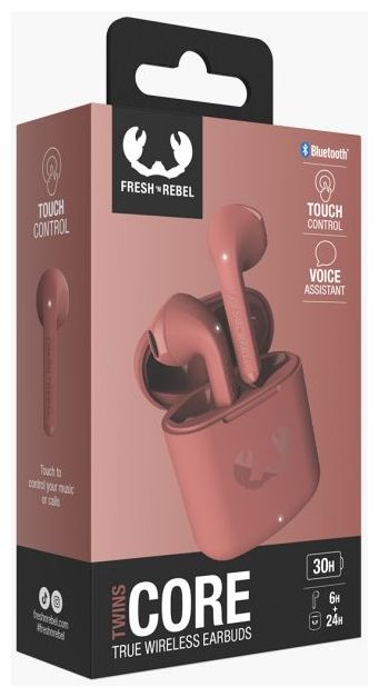 In-Ear Bluetooth Kopfhörer Kabellos TWS 6 h Laufzeit  Twins Core (Rot) 