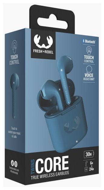 In-Ear Bluetooth Kopfhörer Kabellos TWS 6 h Laufzeit  Twins Core (Blau) 