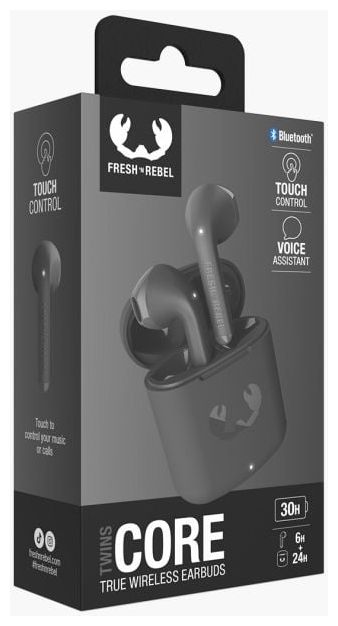In-Ear Bluetooth Kopfhörer Kabellos TWS 6 h Laufzeit  Twins Core (Grau) 
