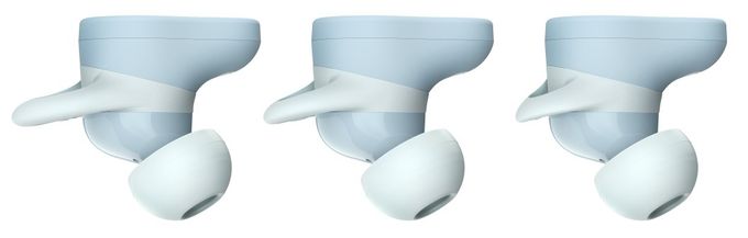 In-Ear Bluetooth Kopfhörer kabellos 9 h Laufzeit IP57  Twins Rush (Blau) 