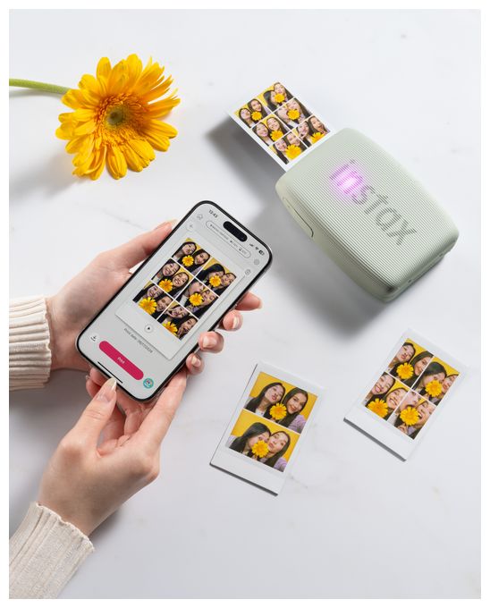 2.4" x 1.8" (6.2x4.6 cm) Foto Drucker 800 x 600 DPI  Instax Mini Link3 (Salbei) 