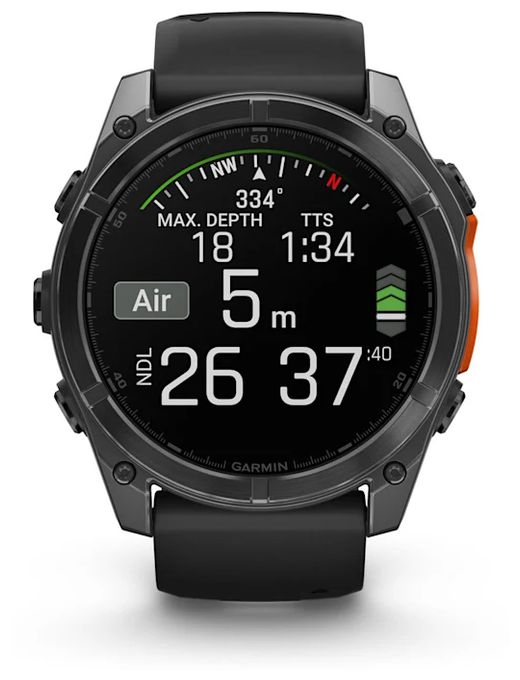 Digital 51 mm  Smartwatch Rund  Fenix 8 (Grau) 