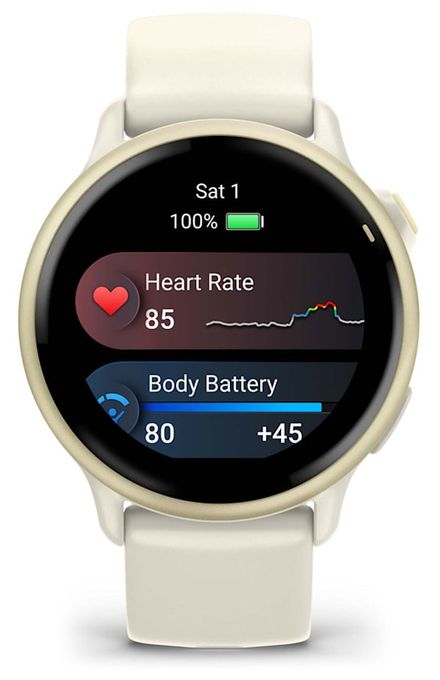 Digital 42 mm  Smartwatch Rund 264 h  Vívoactive 6 (Weiß) 