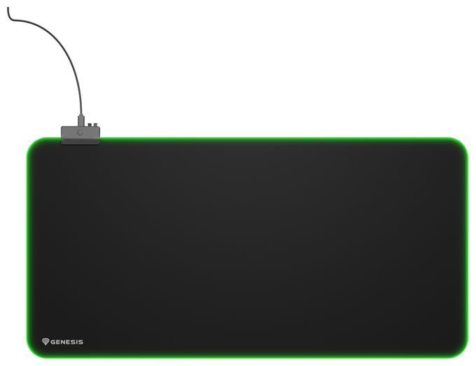 Mauspad  Boron 500 XXL RGB (Schwarz) 