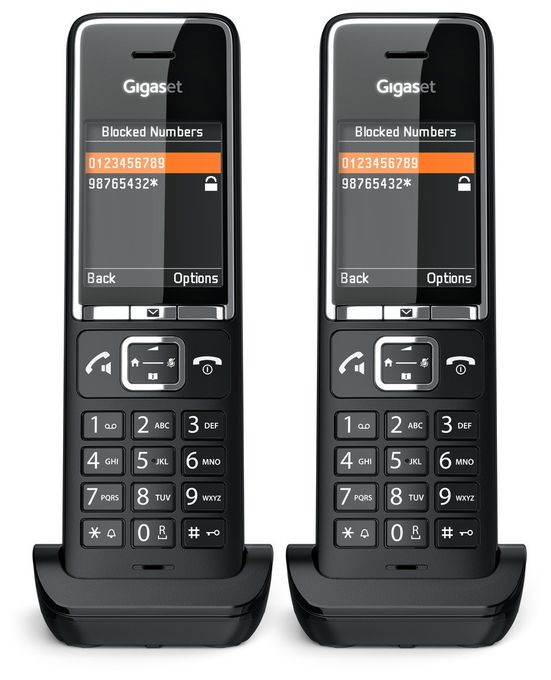 Analoges/DECT-Telefon  Comfort 550HX Duo (Schwarz) 