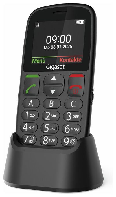 2G Smartphone 5,59 cm (2.2 Zoll) 0,3 MP Single SIM  GL395 (Schwarz) 