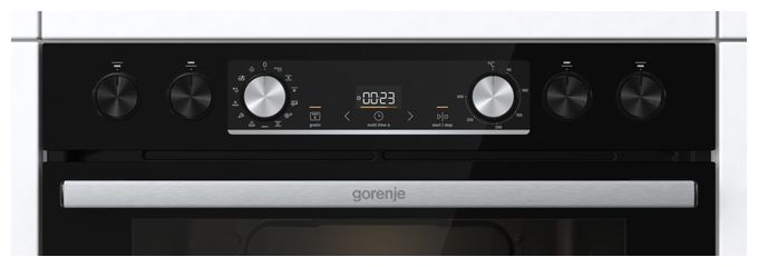 Herdset maxi AutoClean Ecoclean mit 60 cm Glaskeramik Kochfeld Black Set 4 (BCX6737E05BG + ECD634X) 