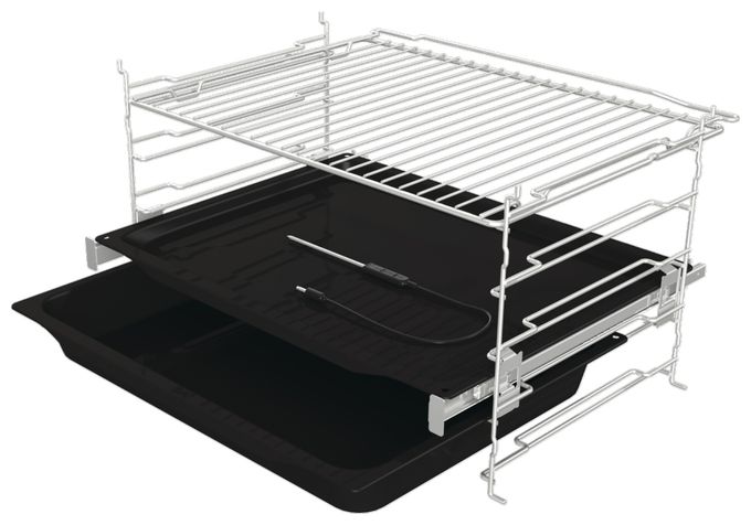 Einbaubackofen maxi Dampfgaren BOS6737E13BG 