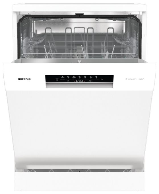 60 cm Geschirrspüler freistehend Leise 14 Maßgedecke aquaStop Funktion Auto Open GS642D90W 