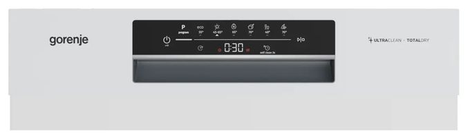 60 cm Geschirrspüler unterbaufähig leise 14 Maßgedecke aquaStop Funktion Auto Open (Weiß) GU642C90W 
