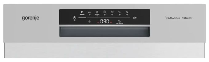 60 cm Geschirrspüler unterbaufähig leise 14 Maßgedecke aquaStop Funktion Auto Open (Silber) GU642C90X 
