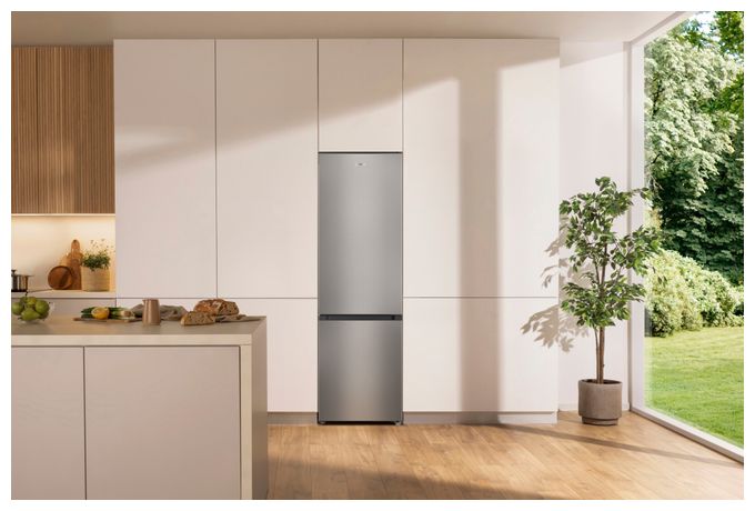 198 l / 71 l Kühl-Gefrierkombi freistehend 210 kWh Jahr  RK4182PS4 (Grau) 