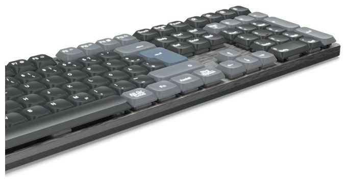 Heimbüro Tastatur Bluetooth 2.4 GHz (Anthrazit, Schwarz, Blau) 173070 WK-800 