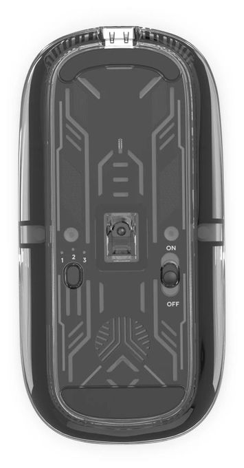 1600 DPI Büro Maus Optisch  173094 WM-600 (Transparent) 