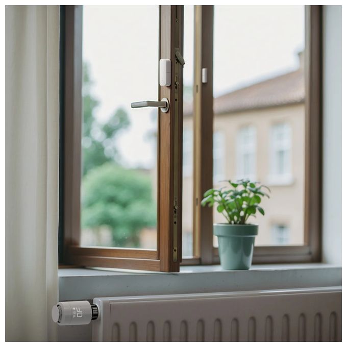  176663 Smarter Tür- und Fensterkontakt (Weiß) 