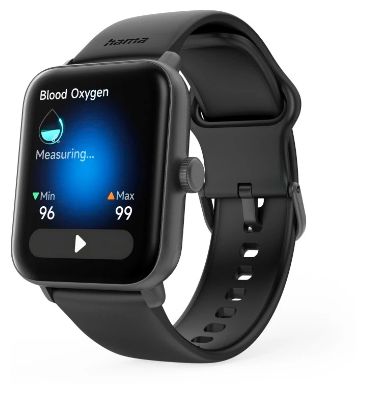 Digital Smartwatch Quadratisch IP68  178619 6010 (Schwarz) 