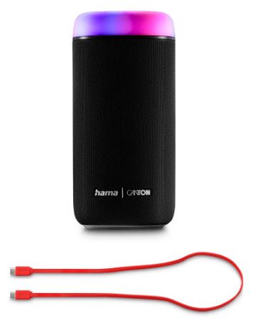 30 W Bluetooth Lautsprecher IPX4 Laufzeit bis 12 h  188230 Glow Pro (Schwarz) 
