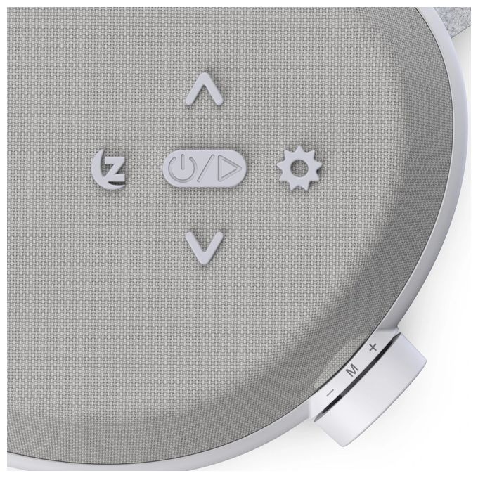 3 W Bluetooth Lautsprecher Laufzeit bis 20 h  188244 Calm (Grau, Weiß) 