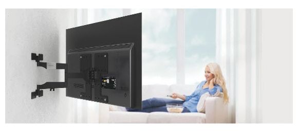 Wand Halterung 120° bis 2,29 m (90") 50 kg -12 - 3° neigbar 220852 ausziehbare und schwenkbare 