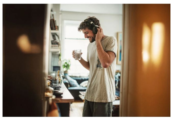 Over Ear Bluetooth Kopfhörer kabellos 60 h Laufzeit USB Typ-C  221821 Spirit Calypso X (Schwarz) 