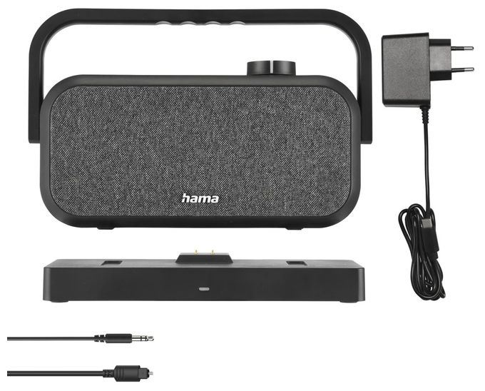 Bluetooth Lautsprecher  221849 Senioren TV (Schwarz, Grau) 