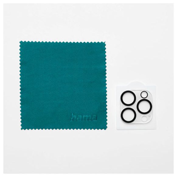 Kameraobjektivschutz gehärtetes Glas 9H für  Apple iPhone 15 Pro / 15 Pro Max Bruchfest, Schlagfest, Schlagfest, Kratzresistent, Splitterfrei, Schockresistent 222743 Cam Protect 
